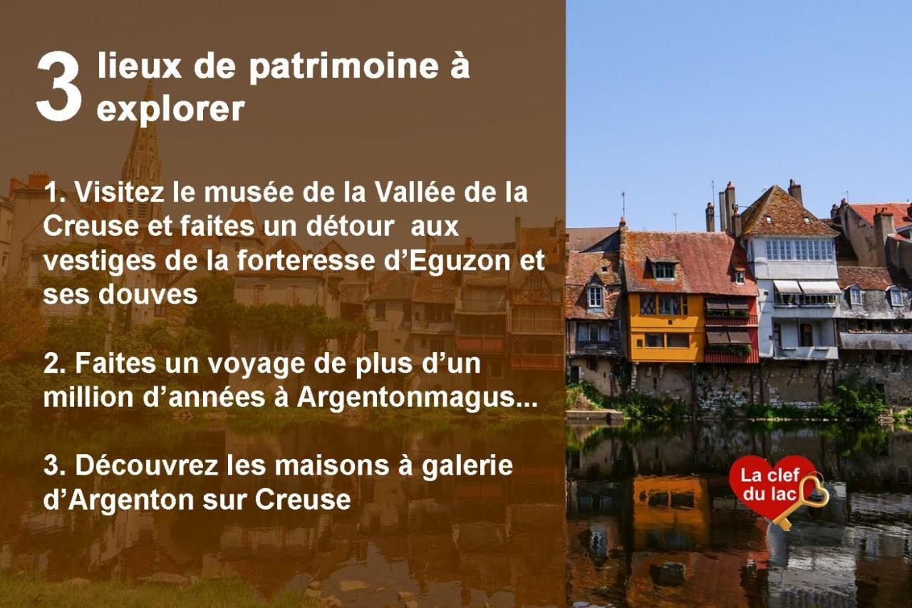 La Clef Du Lac - Logement Cosy Au Coeur D'Eguzon Kültér fotó